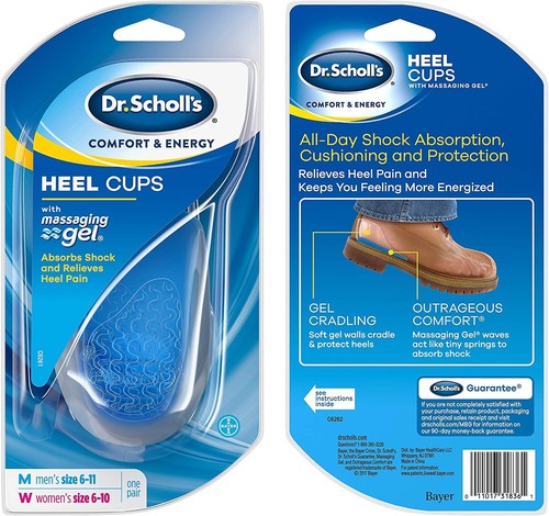 Scholl heel cups with - dr.,